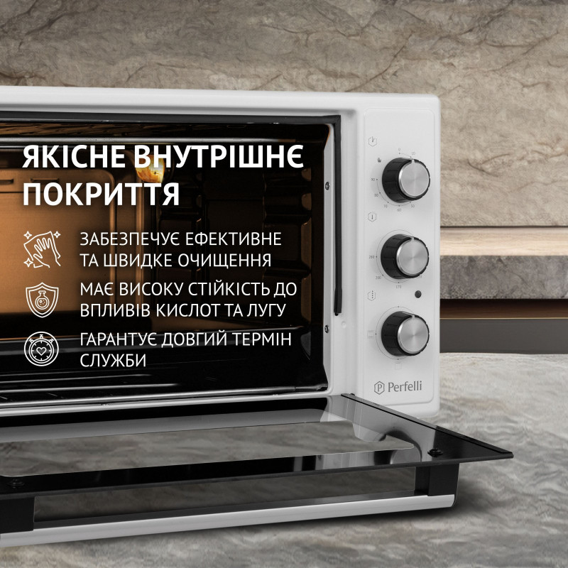 Настольная духовка Perfelli CLASSIC 48 WHITE