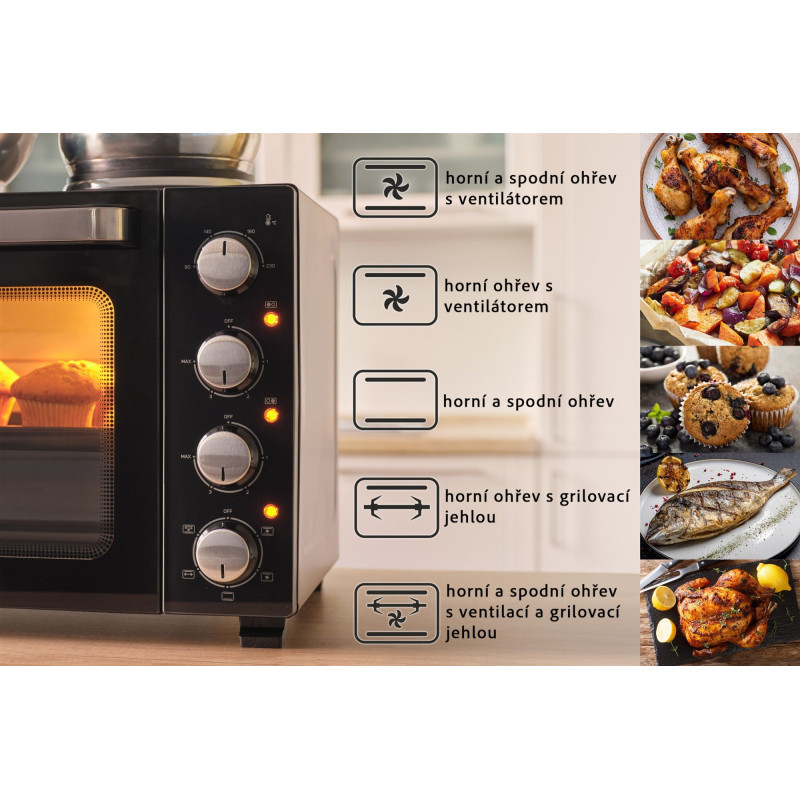 Настольная духовка Sencor SEO 3500BK