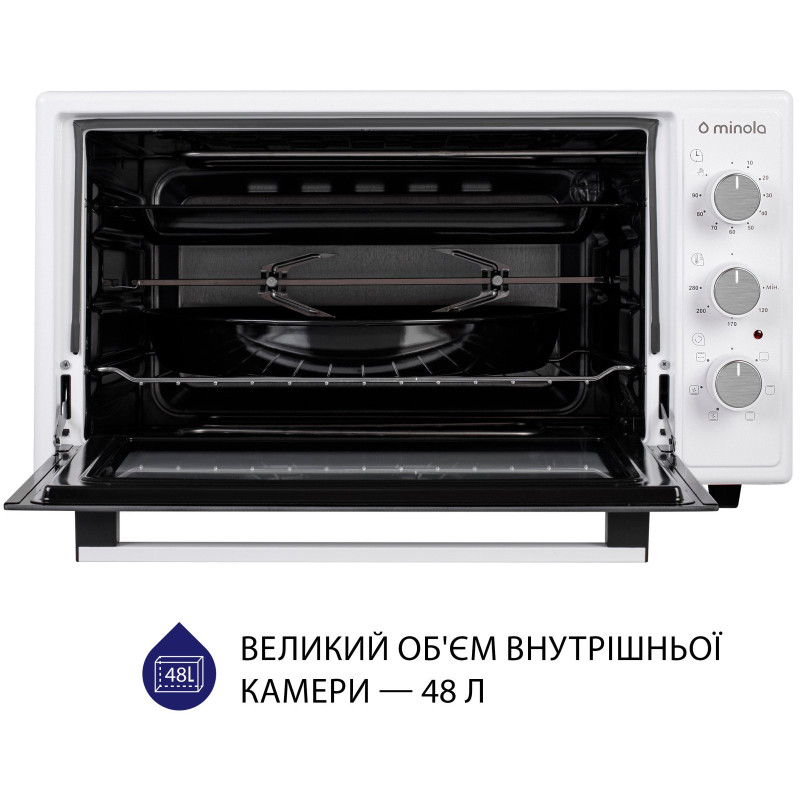 Настольная духовка Minola FOET 4815 WH