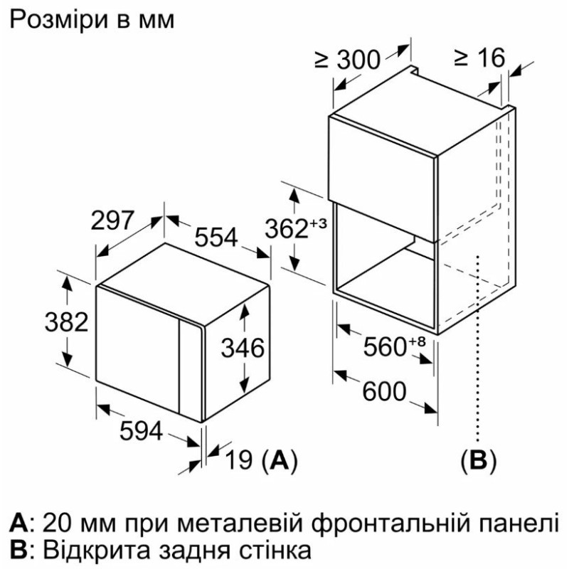 Мікрохвильова піч Bosch BFL524MH2