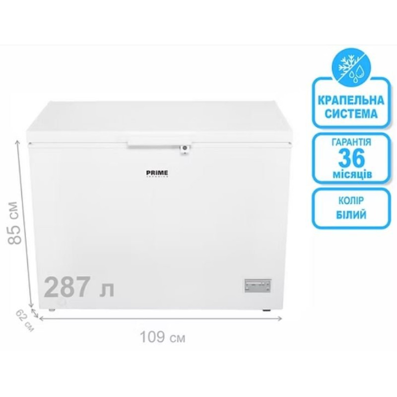Морозильна скриня PRIME Technics CS 30143 E