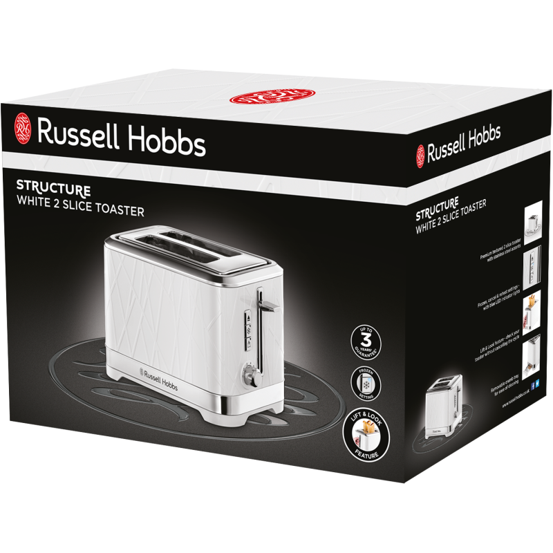 Тостер RUSSELL HOBBS 28090-56 Structure White 