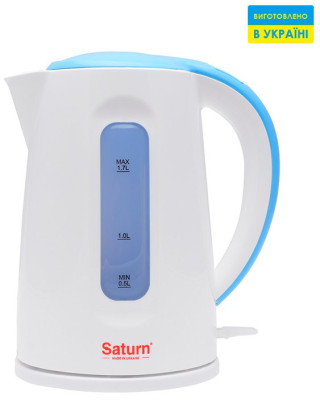 Электрочайник SATURN ST-EK8439U White/Blue