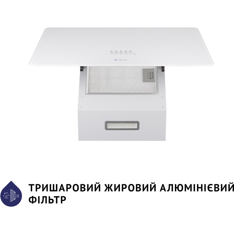 Витяжка Minola HVS 6224 WH 700 LED