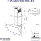 Витяжка Minola HVS 6224 WH 700 LED