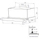 Вытяжка Minola HTL 6612 WH 1000 LED