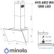 Вытяжка Minola HVS 6812 WH 1200 LED