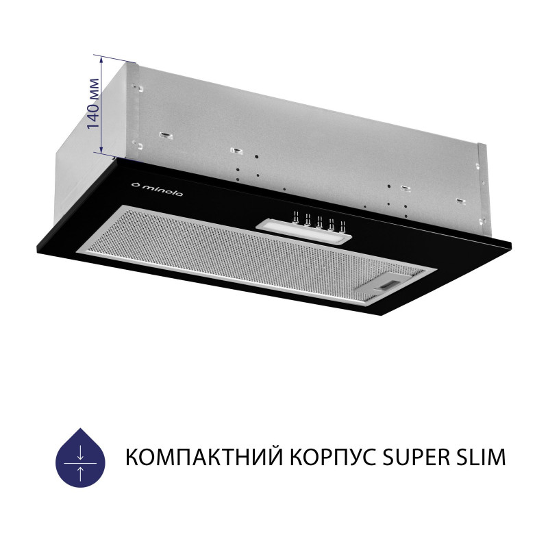 Вытяжка Minola HBI 5025 BL LED