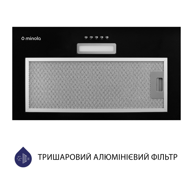 Вытяжка Minola HBI 5025 BL LED