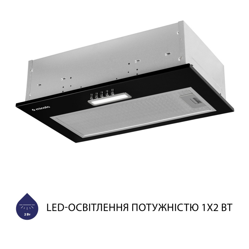 Вытяжка Minola HBI 5025 BL LED