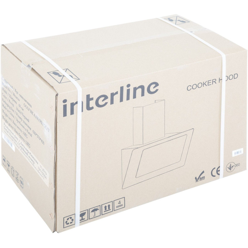 Вытяжка INTERLINE GOLF BK A/60/PB/GL/T