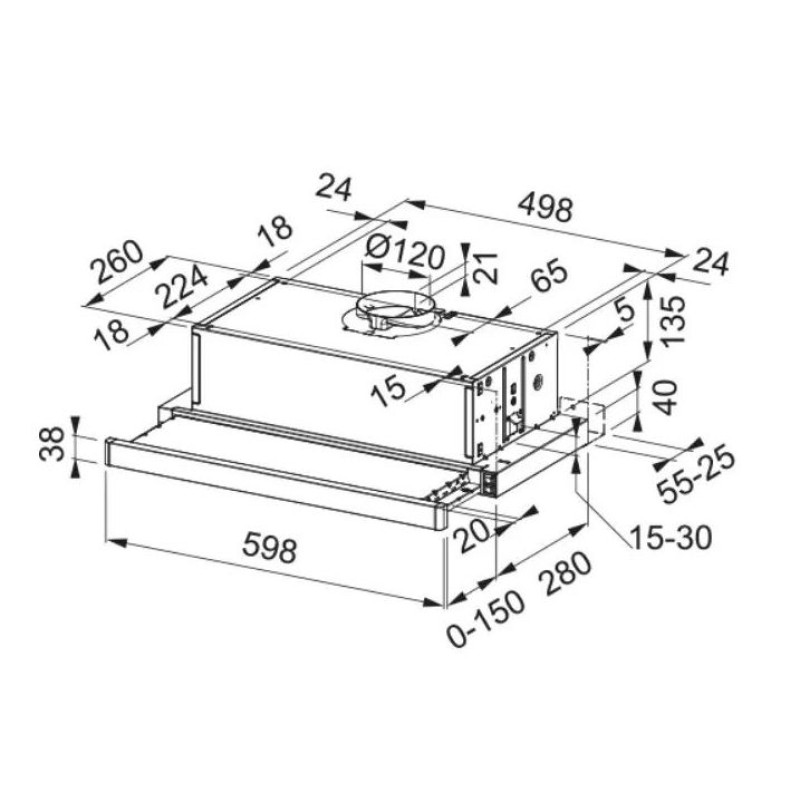Витяжка Franke Smart FSM 601 BK/GL/2 (315.0737.227)