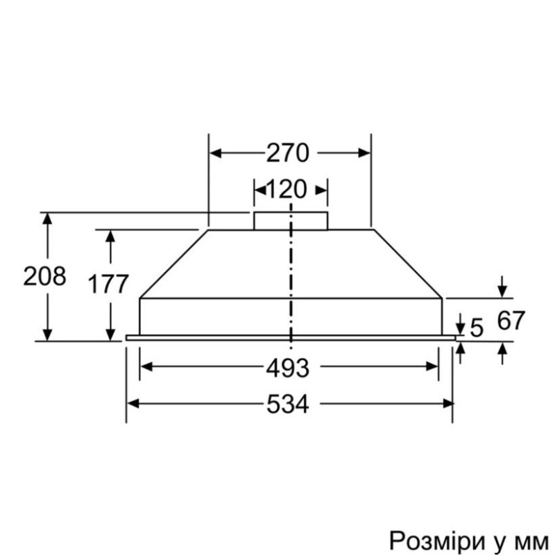 Вытяжка Bosch DLN53AA70