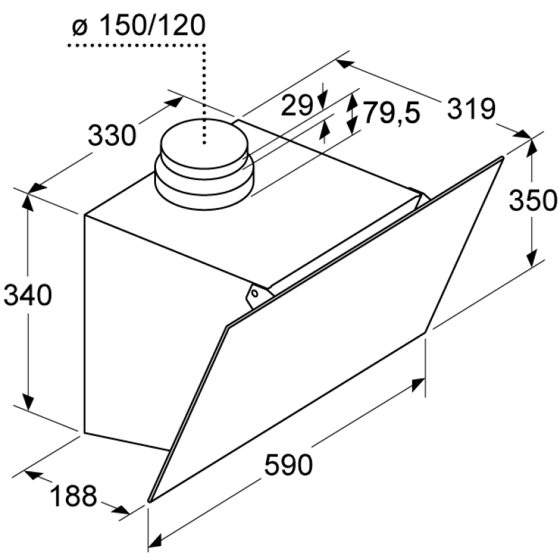 Витяжка Bosch DWK63PJ20T