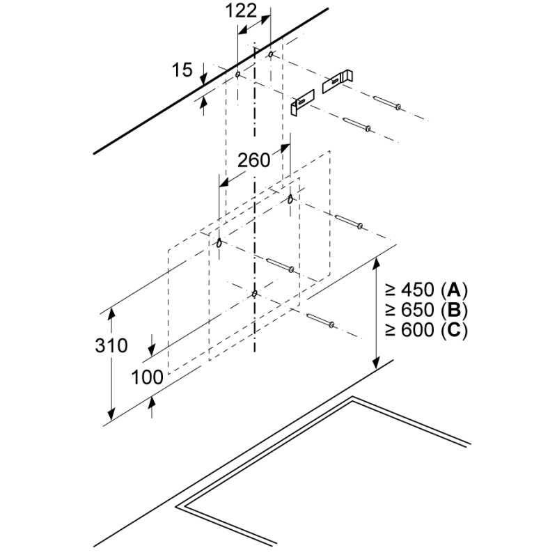 Витяжка Bosch DWK63PJ20T