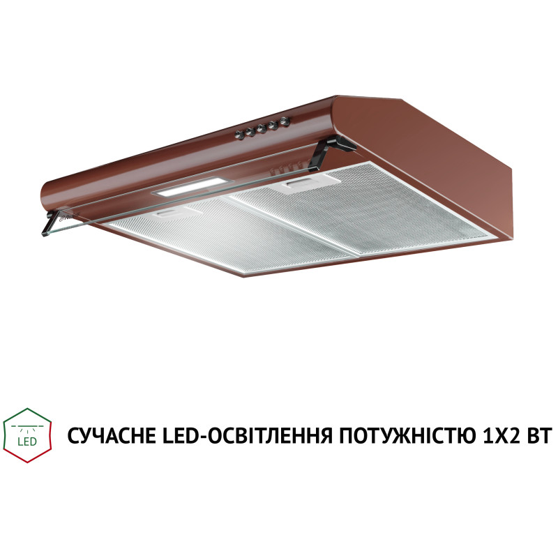 Вытяжка Perfelli PL 5144 Dark BR LED