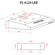 Вытяжка Perfelli PL 6124 WH LED