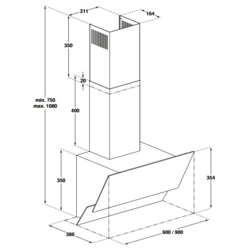 Вытяжка Bosch DWK66AJ60T