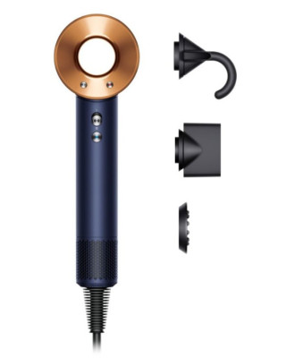 Фен Dyson HD07 Supersonic Straight+Wavy Prussian Blue/Rich Copper (113277-01)