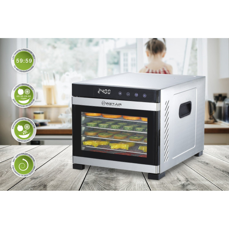 Сушка фруктов и овощей WETAIR WFD-K650S