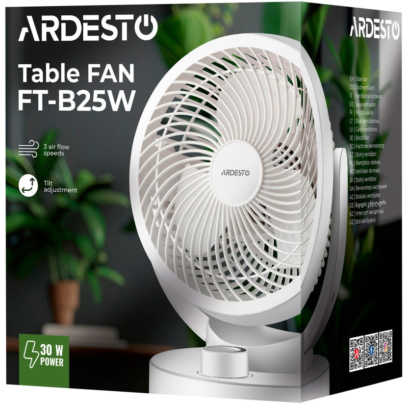 Вентилятор ARDESTO FT-B25W