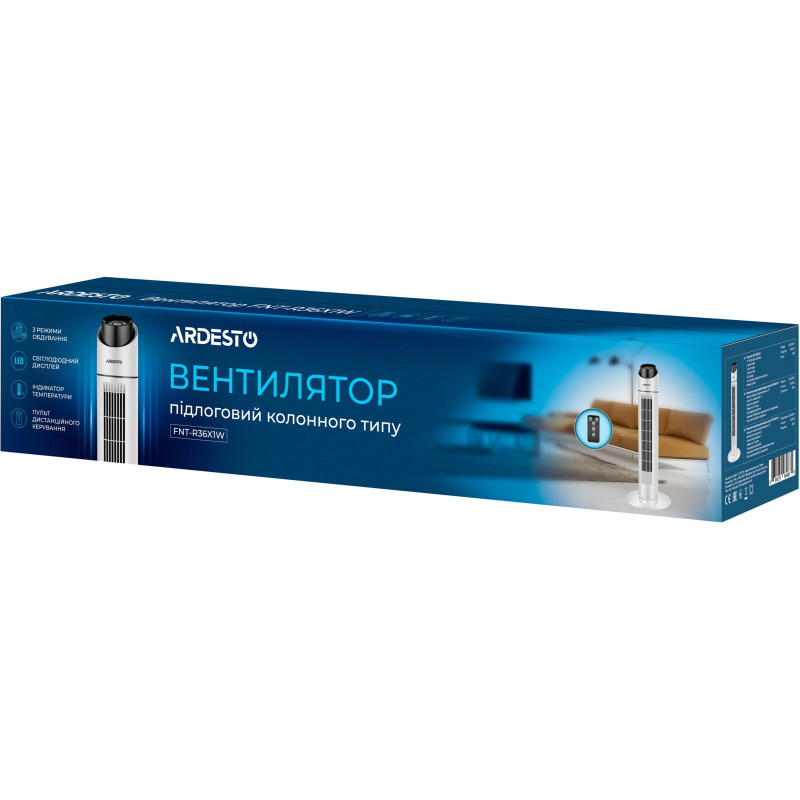 Вентилятор Ardesto FNT-R36X1W