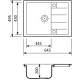 Кухонная мойка Adamant Anila gray