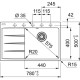 Кухонная мойка Franke Centro CNG 611-78 TL белый (114.0630.465)