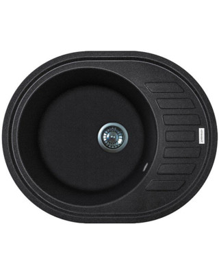 Кухонна мийка Adamant Ovum black