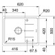Кухонна мийка Franke Basis BFG 611-62 Цукор 114.0272.596