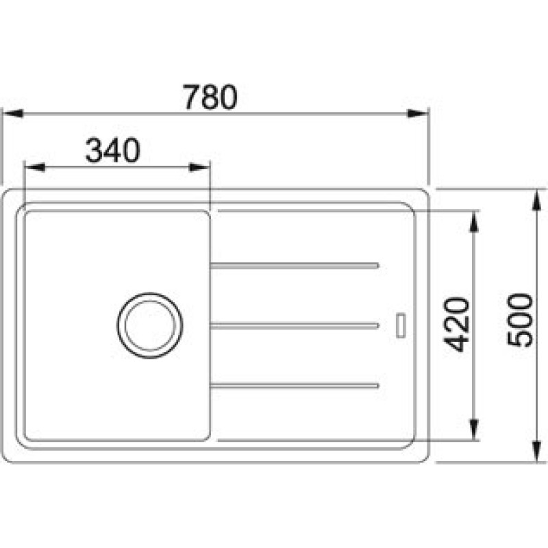 Кухонна мийка Franke Basis BFG 611-62 Цукор 114.0272.596