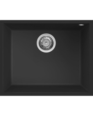 Кухонная мойка Elleci Q 105 under top black K86