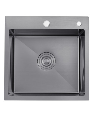 Кухонная мойка Kroner KRP Schwarze - 5050HM PVD (3.0/1.0 мм)