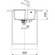 Кухонная мойка Franke Urban UBG 610-56 черный матовый (114.0699.236)
