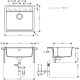 Кухонная мойка Hansgrohe S52 Серый камень (43359170)