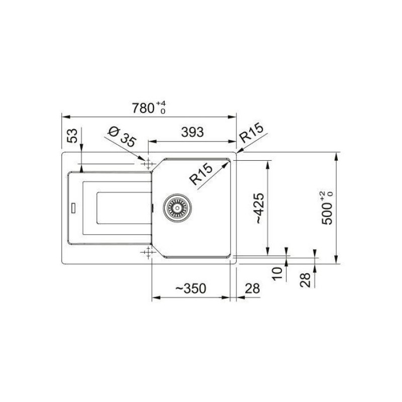 Мойка кухонная Franke Urban UBG 611-78 черный матовый (114.0699.234)
