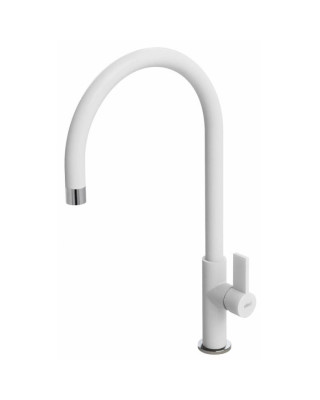 Смеситель для кухонной мойки Elleci Volta white 96