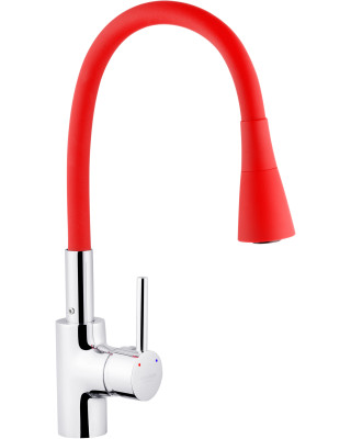 Смеситель для кухни Kroner KRP Kuche C031RED