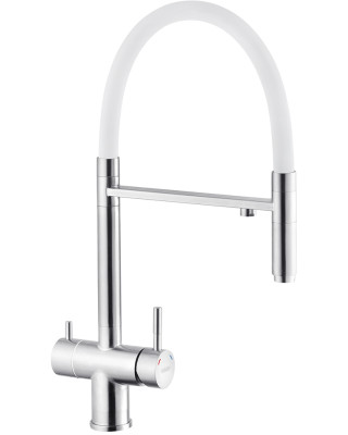 Смеситель для кухни Kroner KRP Edelstahl Klassisch ESG03815WHI