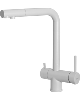 Смеситель кухонный ELLECI Tourmaline T01 Bianco 68