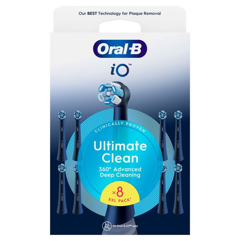 Насадки для зубной щетки BRAUN Oral-B iO RB CBF-4 Ultimate Clean (8700216778442)