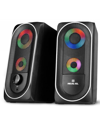 Акустична система REAL-EL S-110 USB Black