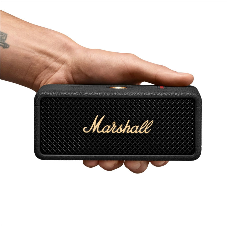Портативна акустика Marshall Emberton III Black and Brass (1006709)