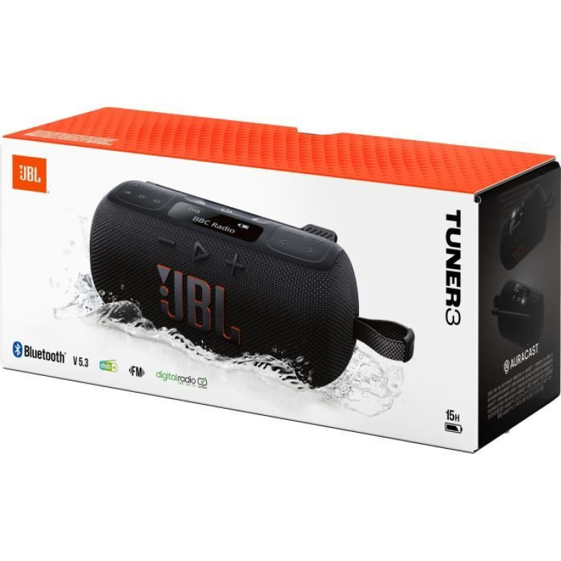 Портативна акустика JBL Tuner 3 Black (JBLTUNER3BLK)