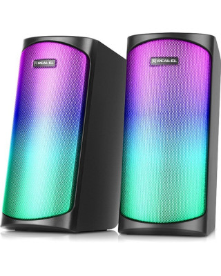 Акустична система REAL-EL S-135 USB Black (EL121100019)