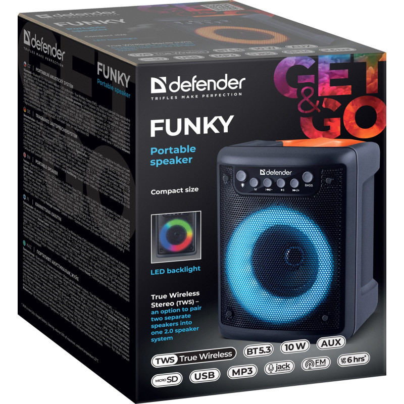 Портативна акустика Defender Funky (65053)