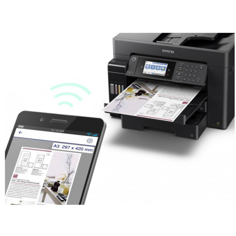Многофункциональное устройство Epson L15160 Фабрика печати c WI-FI (C11CH71404)