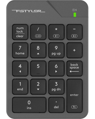 Клавиатура A4Tech FBK21C Smoky Grey (4711421995108)
