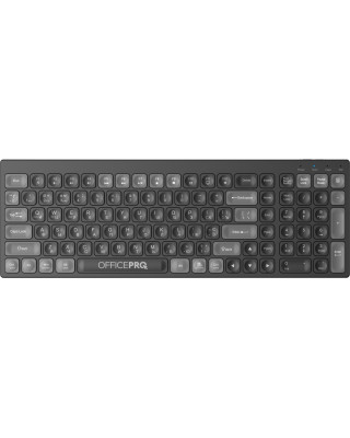 Клавиатура OfficePro SK985B Wireless/Bluetooth Black (SK985B)