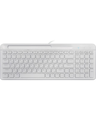 Клавиатура Maxxter KB-01W-UA White